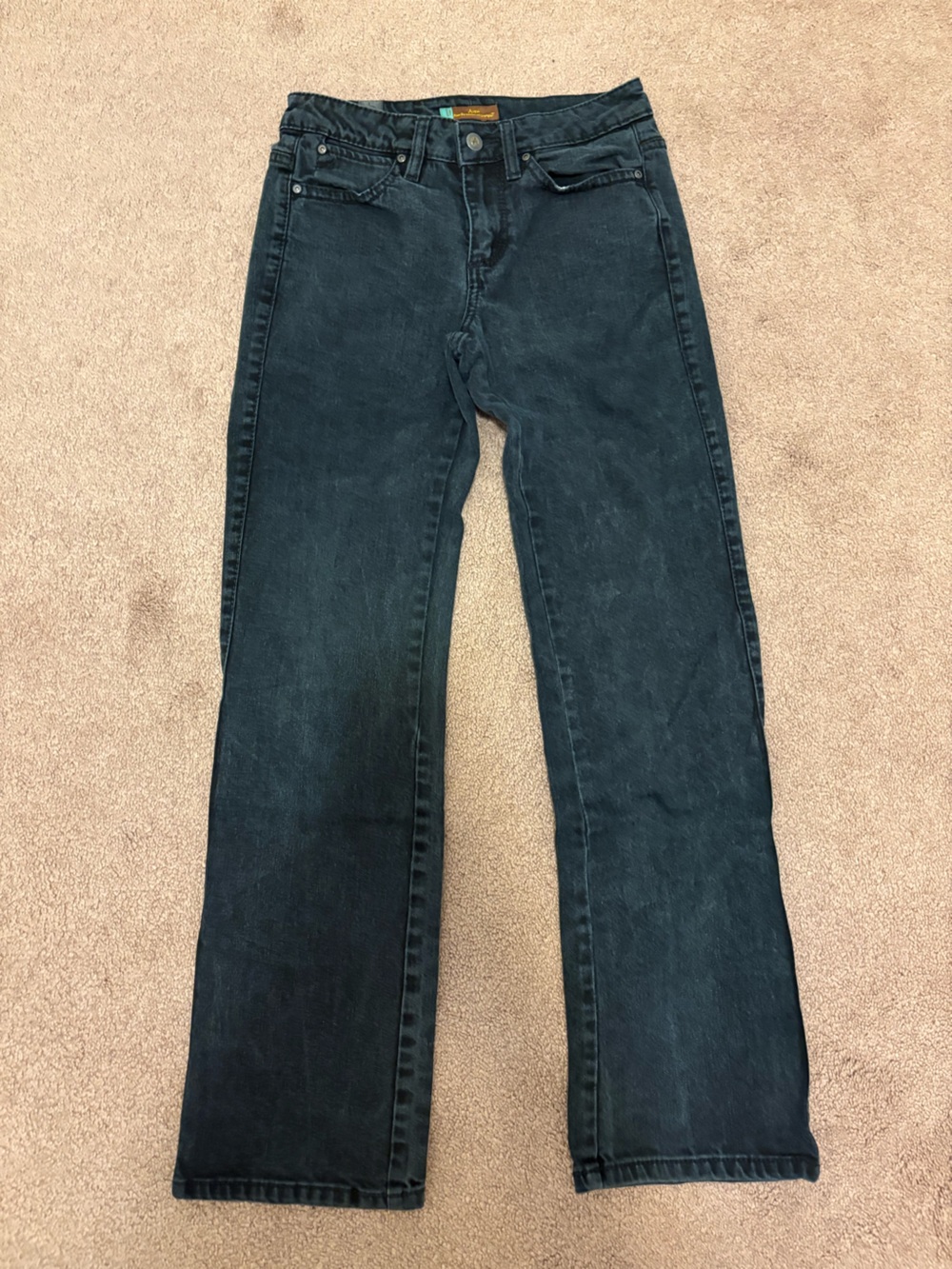 Aura by Wrangler black straight leg jeans size 2